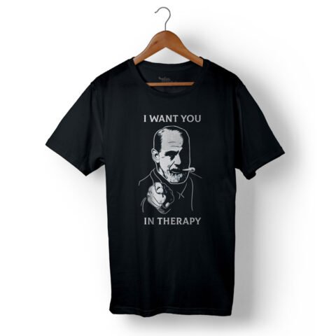 Playera Freud terapia I want you in therapy